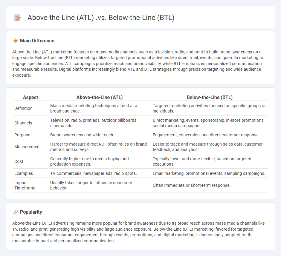The Difference Between Above-the-Line (ATL) and Below-the-Line (BTL) Marketing - Choosing the Right Approach