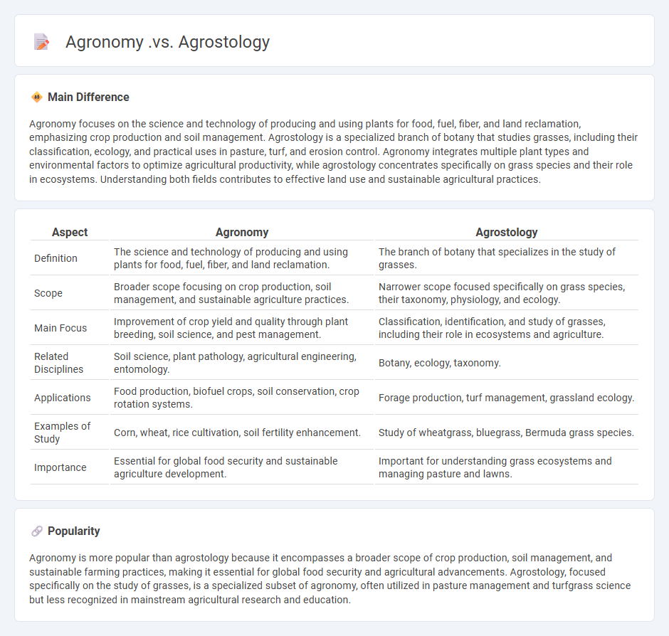 Agronomy vs Agrostology - Understanding the Key Differences in Plant Science
