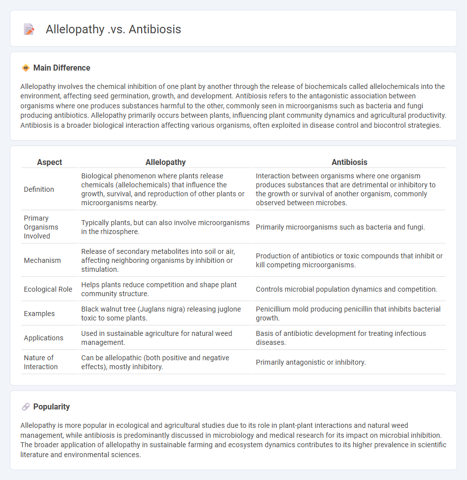 Allelopathy vs Antibiosis in Biology - Understanding the Key Differences