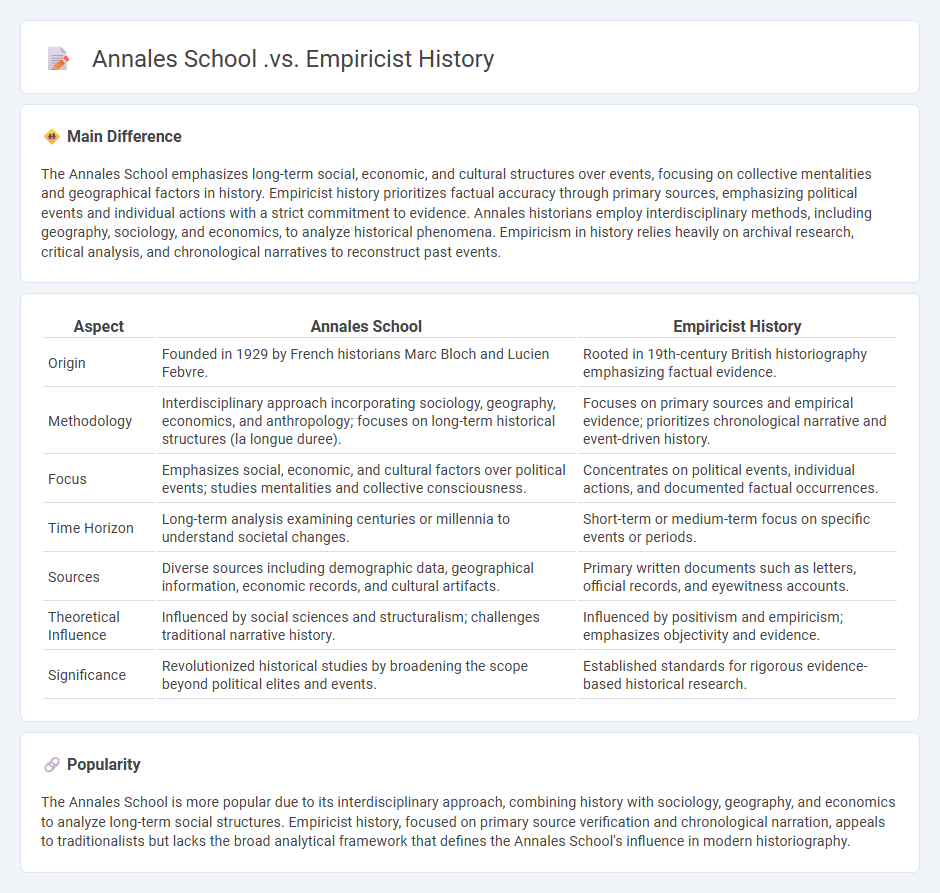 Annales School vs Empiricist History - Understanding the Divergence in Historical Methodology