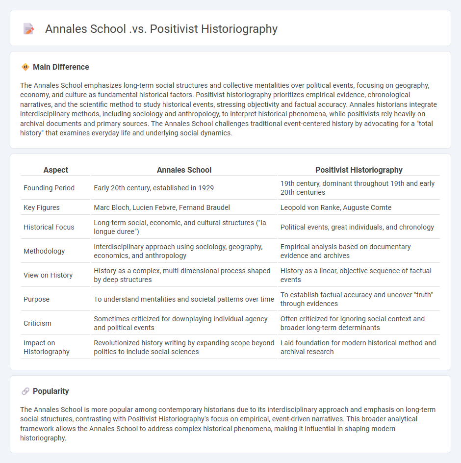 Annales School vs Positivist Historiography: Understanding Two Approaches to Historical Analysis