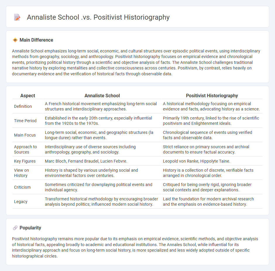 Annaliste School vs Positivist Historiography: Understanding the Differences in Historical Methodologies