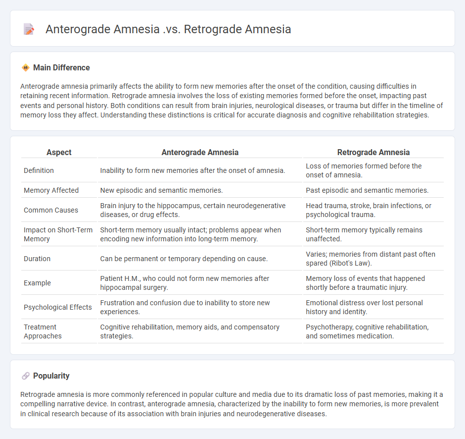 Anterograde Amnesia vs Retrograde Amnesia - Understanding the Key Differences in Memory Loss