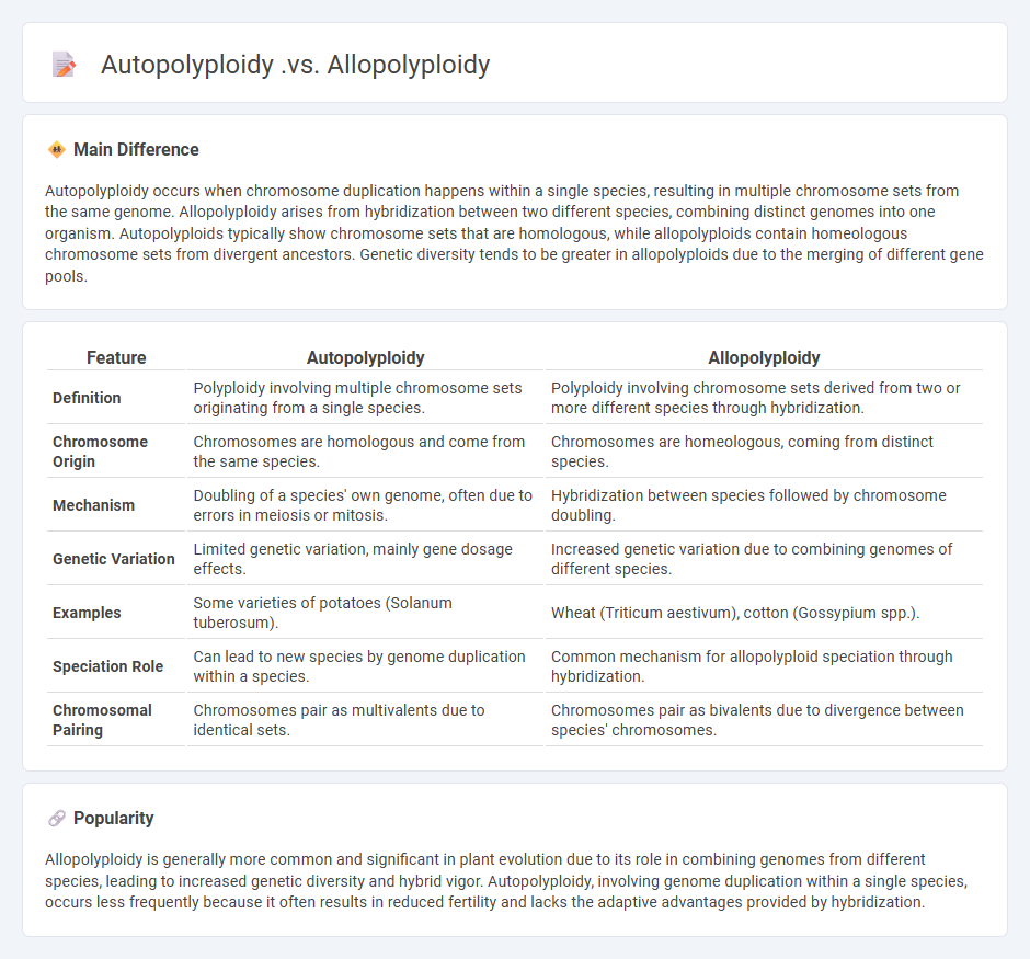 The Difference Between Autopolyploidy vs Allopolyploidy in Biology - Understanding Polyploid Formation