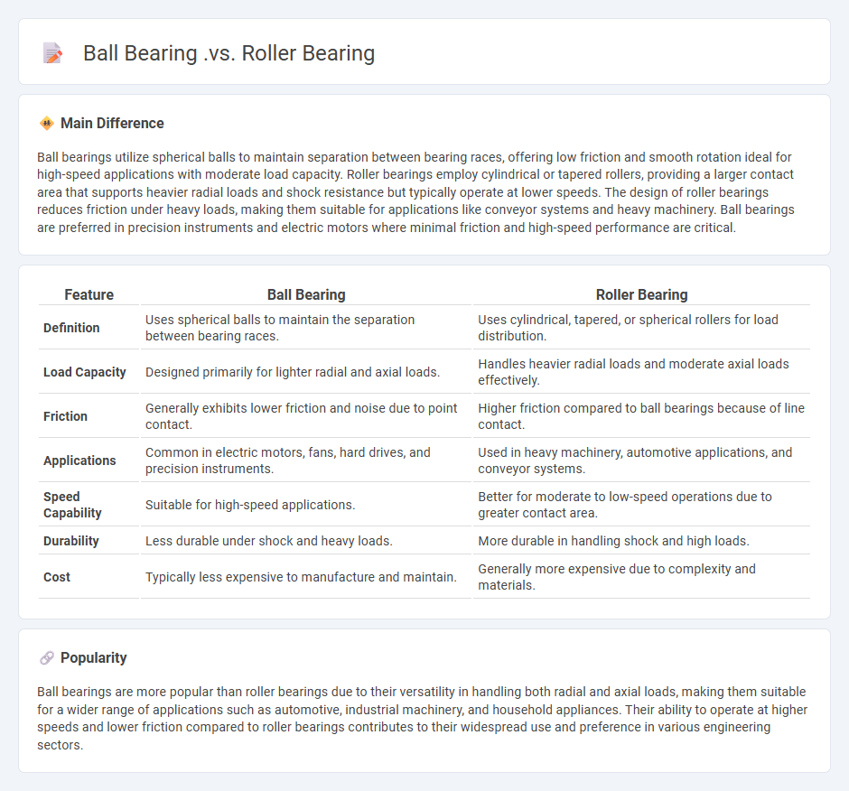 Ball Bearing vs Roller Bearing: Key Differences in Engineering Applications
