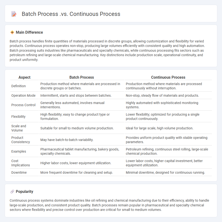 Batch Process vs Continuous Process in Engineering - Key Differences and Considerations