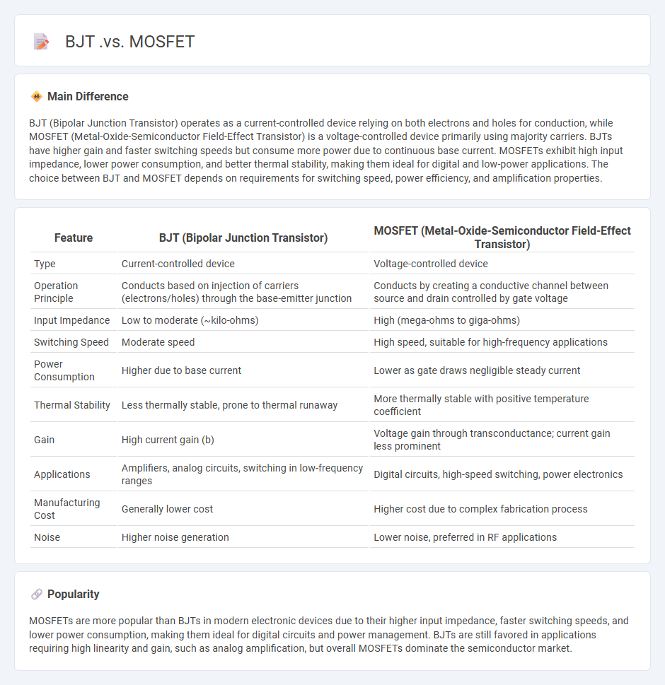 BJT vs MOSFET in Engineering - Key Differences and Applications Explained