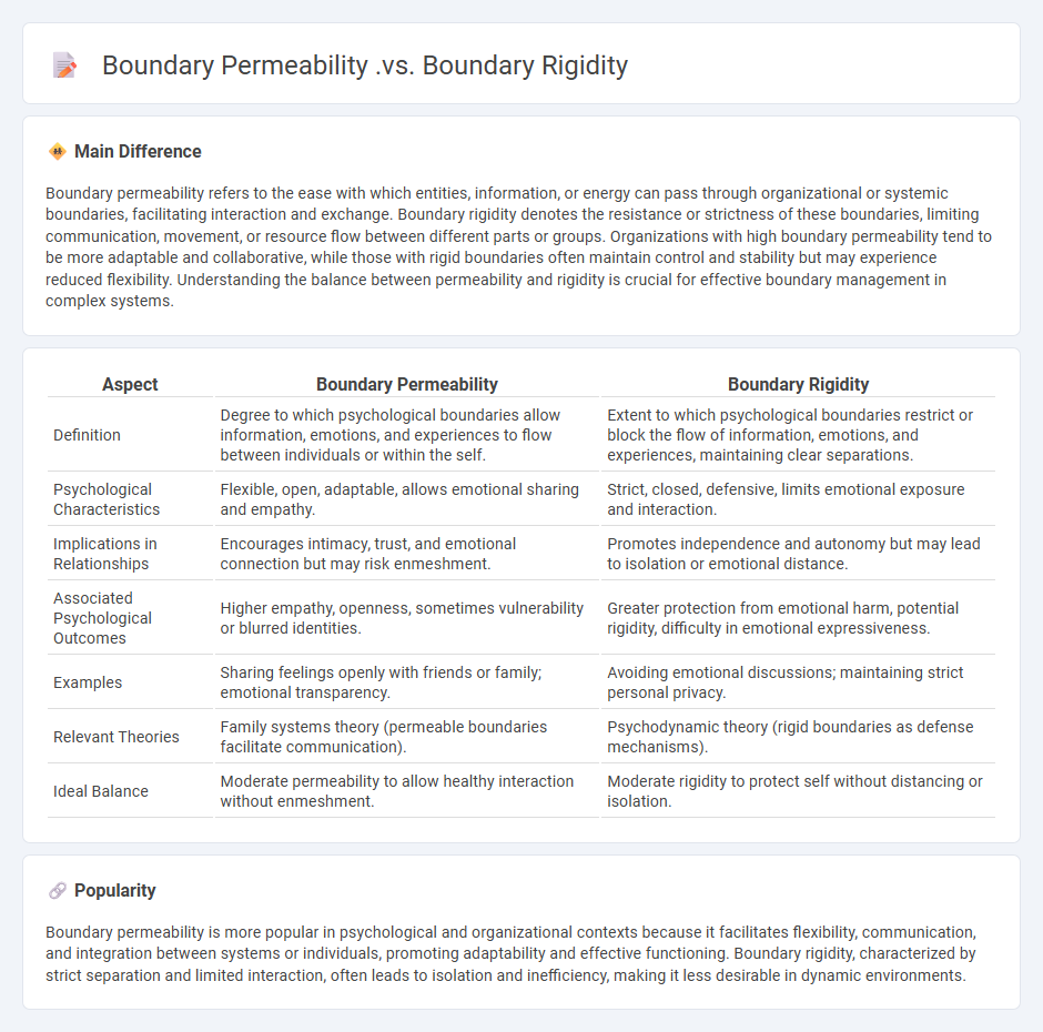 Boundary Permeability vs Boundary Rigidity in Psychology - Key Differences and Their Impact