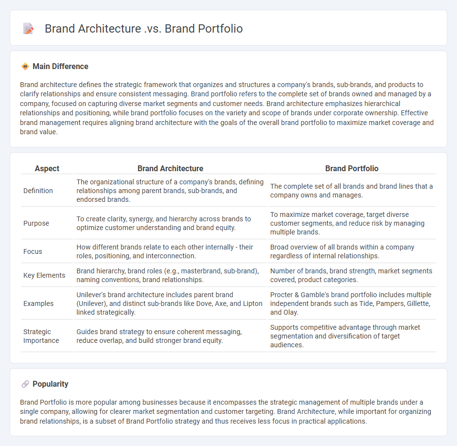 Brand Architecture vs Brand Portfolio Marketing - Understanding Their Roles in Effective Brand Management
