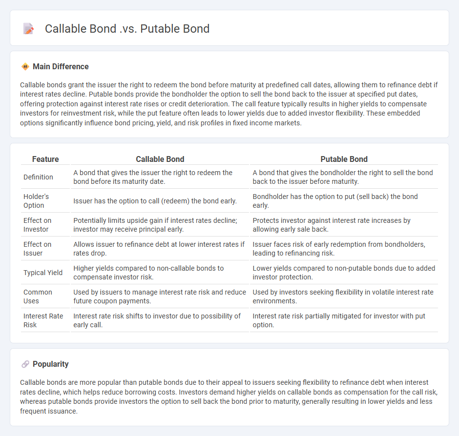 Callable Bond vs Putable Bond: Key Differences in Finance and How They Affect Investors