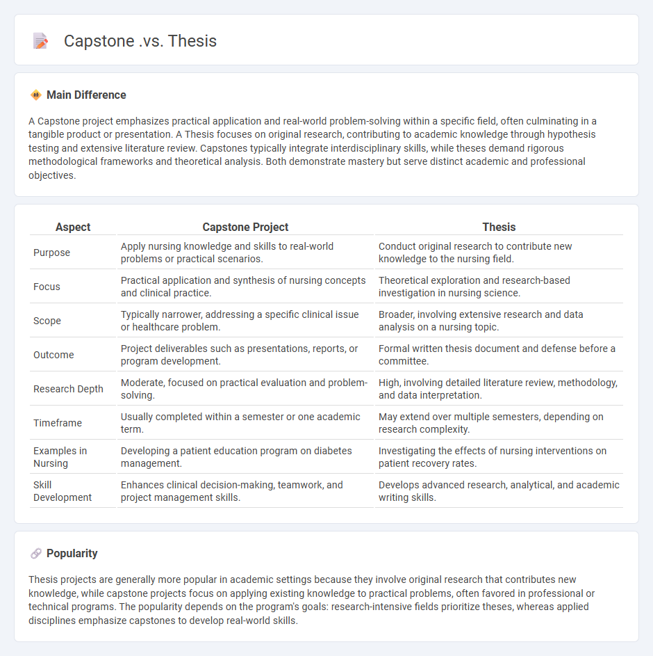 Capstone vs Thesis in Nursing - Understanding the Key Differences and Choosing the Right Path