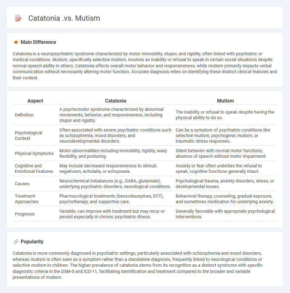 Catatonia vs Mutism in Psychology - Key Differences and How to Distinguish Them