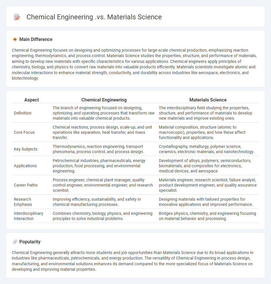 Chemical Engineering vs Materials Science - Understanding the Key Differences and Career Paths