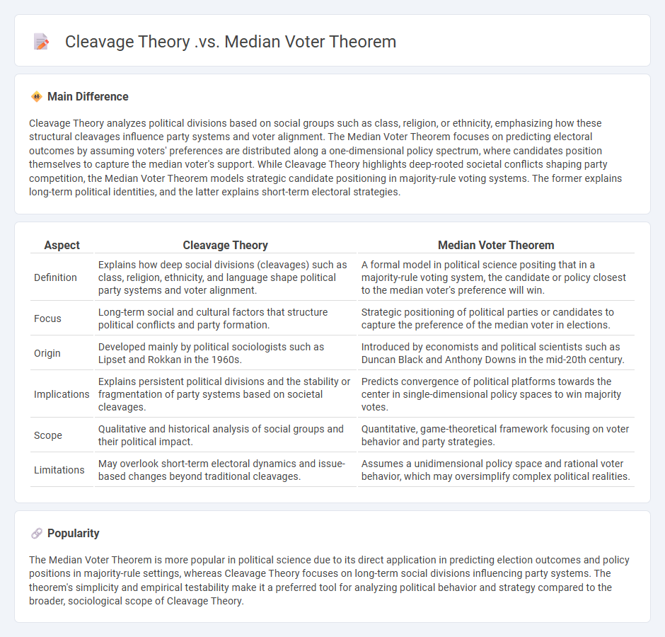 Cleavage Theory vs Median Voter Theorem in Political Science - Understanding Their Key Differences