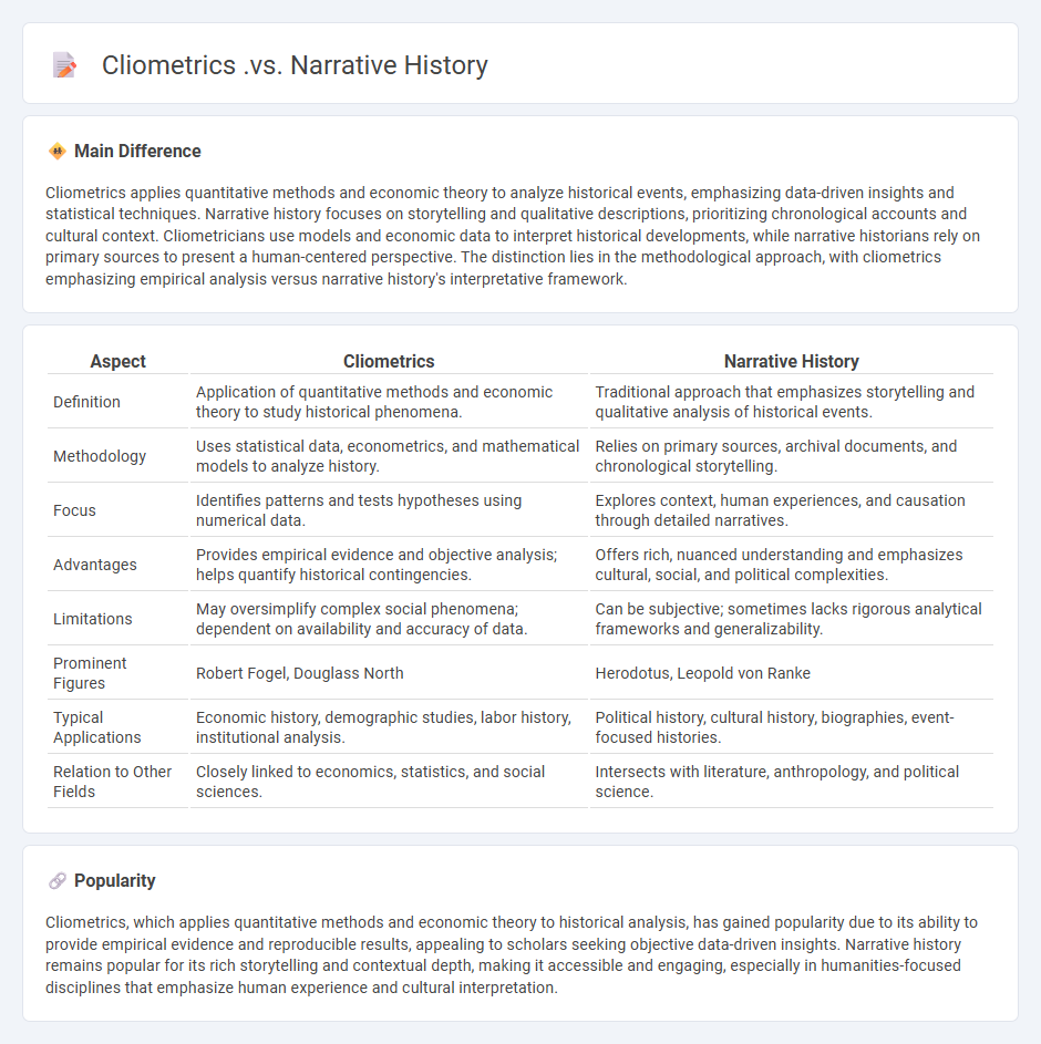 Cliometrics vs Narrative History - Understanding the Approaches to Historical Analysis