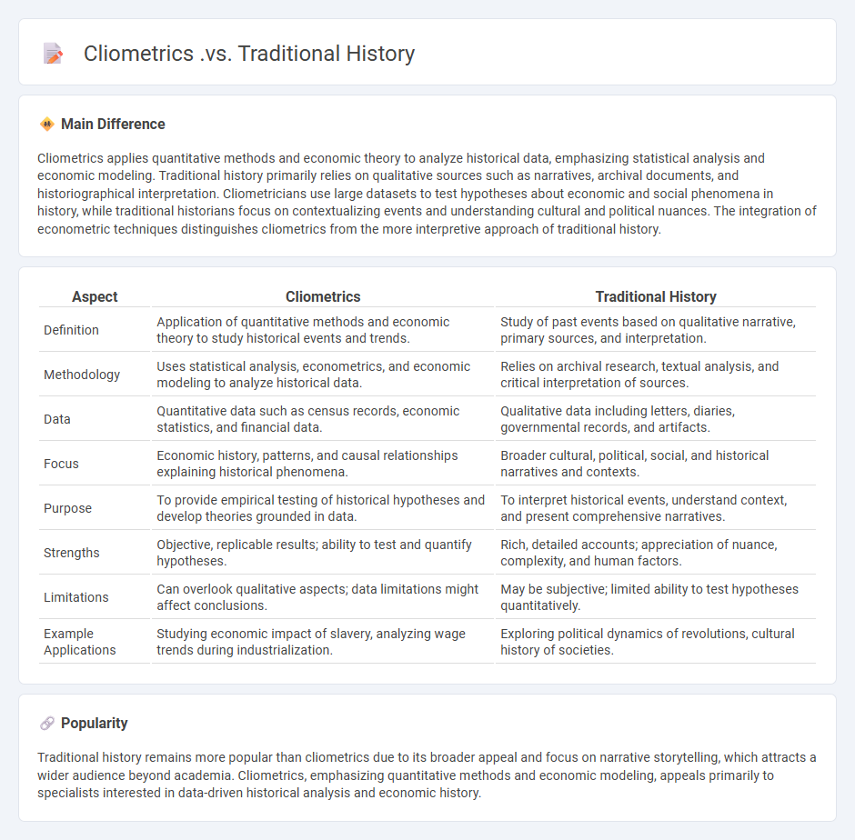 Cliometrics vs Traditional History - Understanding the Key Differences in Historical Analysis
