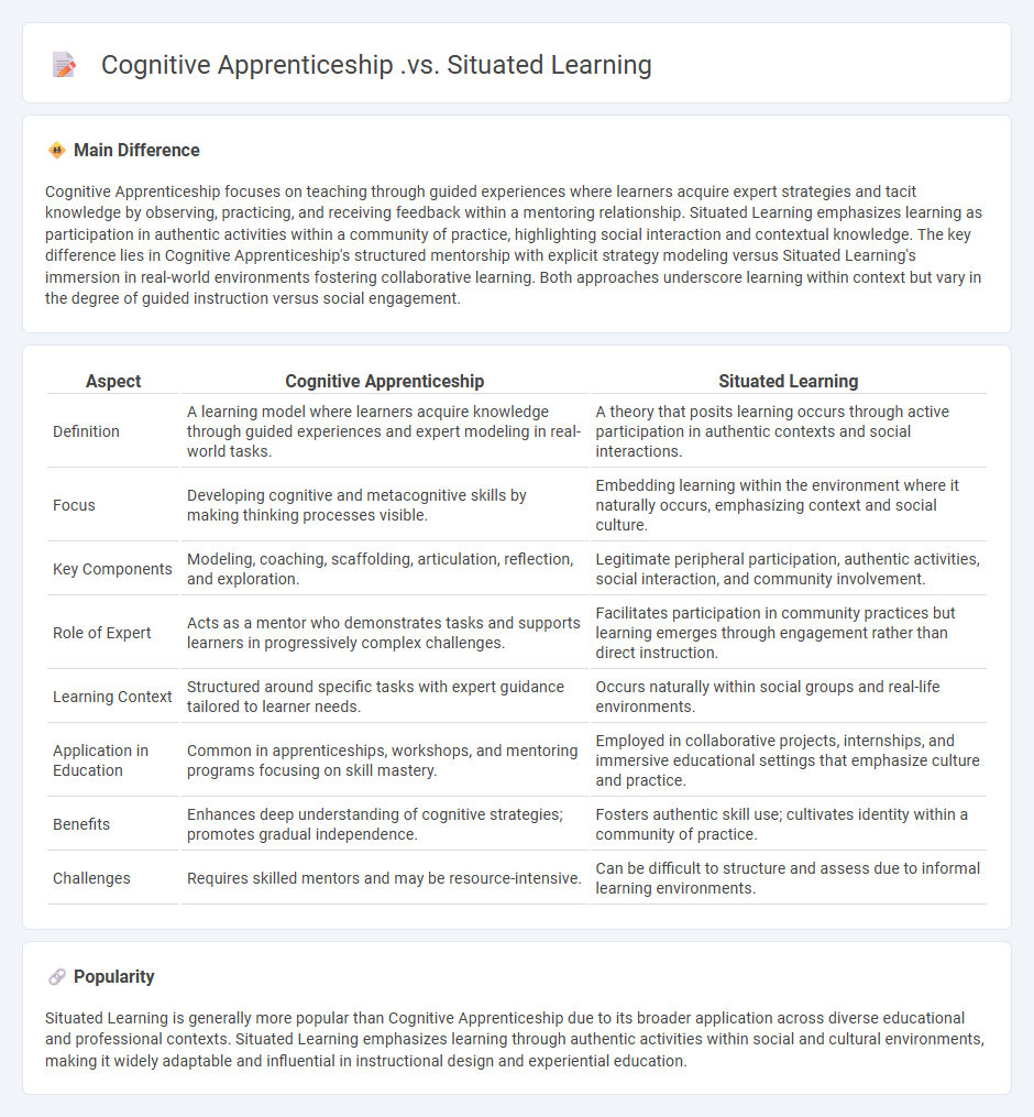 Cognitive Apprenticeship vs Situated Learning: Understanding Key Differences in Educational Approaches