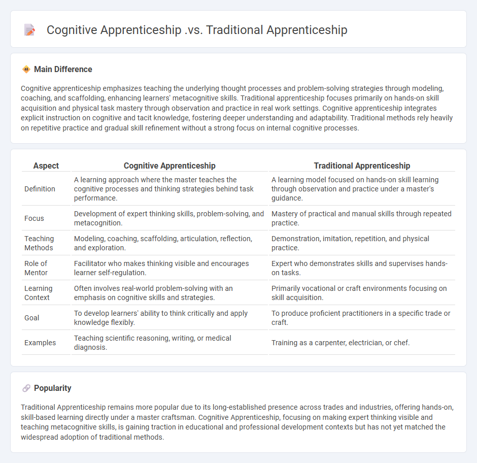 Cognitive Apprenticeship vs Traditional Apprenticeship Education - Understanding Key Differences and Benefits