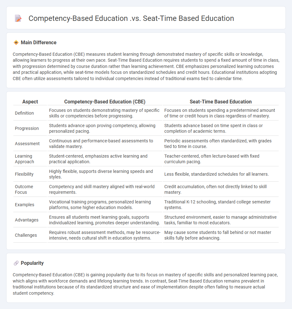 Competency-Based Education vs Seat-Time Based Education - Key Differences and Benefits