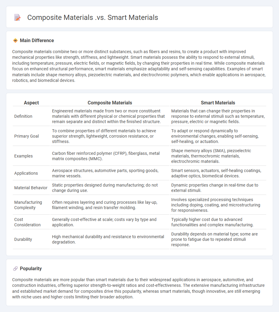 Composite Materials vs Smart Materials Engineering - Key Differences and Applications