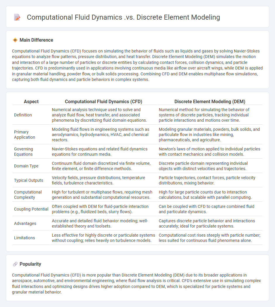 The Difference Between Computational Fluid Dynamics vs Discrete Element Modeling in Engineering Applications
