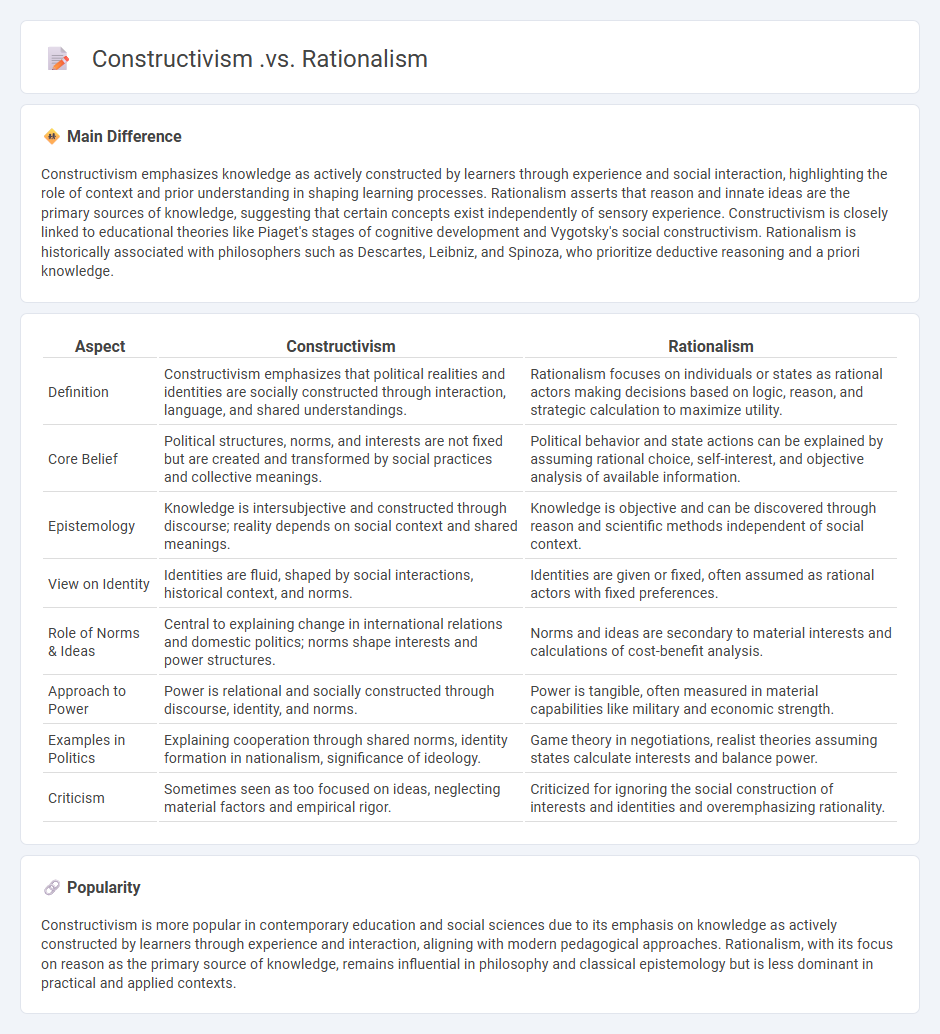 Constructivism vs Rationalism in Politics: Core Differences and Practical Implications