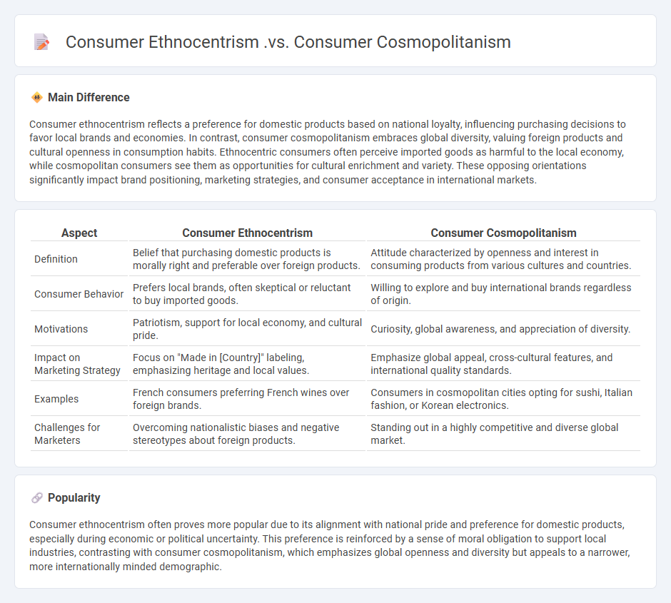 Consumer Ethnocentrism vs Consumer Cosmopolitanism in Marketing - Key Differences and Strategic Implications