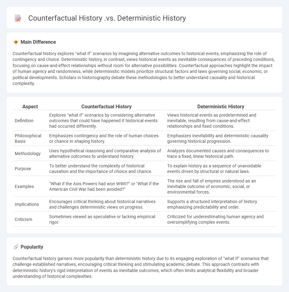 Counterfactual History vs Deterministic History - Understanding Two Approaches to Studying the Past
