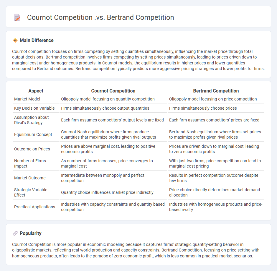 Cournot Competition vs Bertrand Competition in Economics - Key Differences Explained