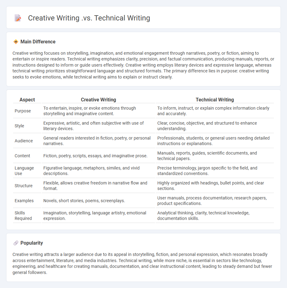 Creative Writing vs Technical Writing - Key Differences and When to Use Each