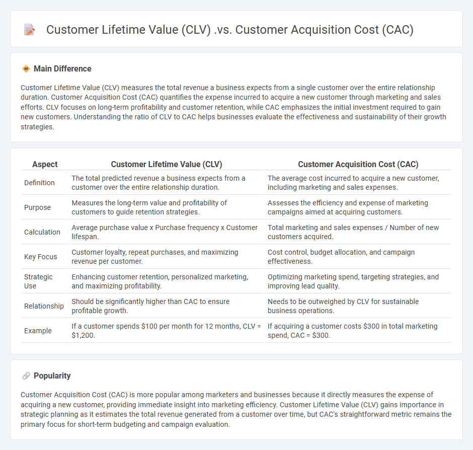 Customer Lifetime Value (CLV) vs Customer Acquisition Cost (CAC) - Understanding the Key Differences in Marketing