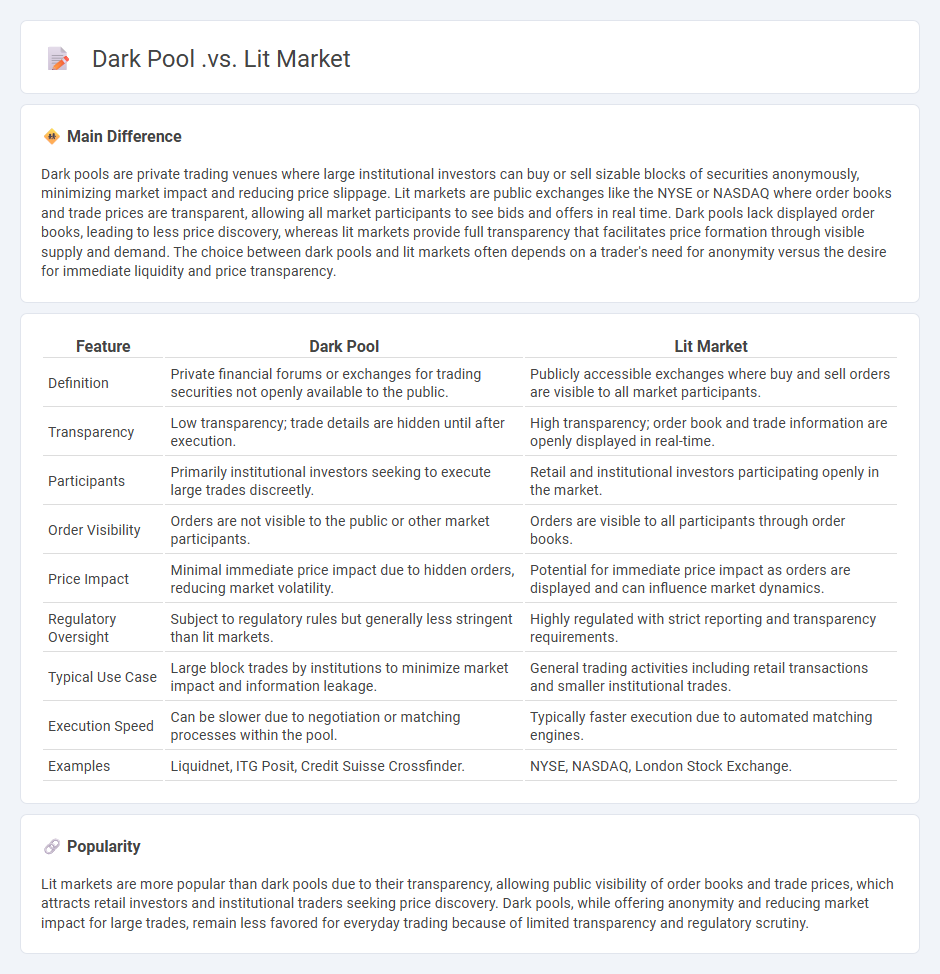 Dark Pool vs Lit Market in Finance - Key Differences and How Each Works