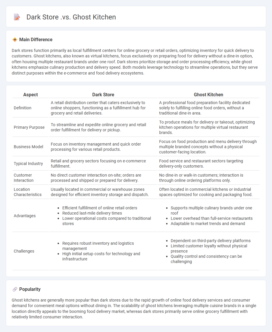Dark Store vs Ghost Kitchen Business - Key Differences and How Each Model Operates