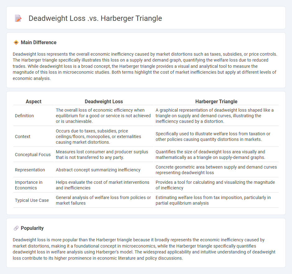 Deadweight Loss vs Harberger Triangle in Economics - Understanding Their Relationship and Importance