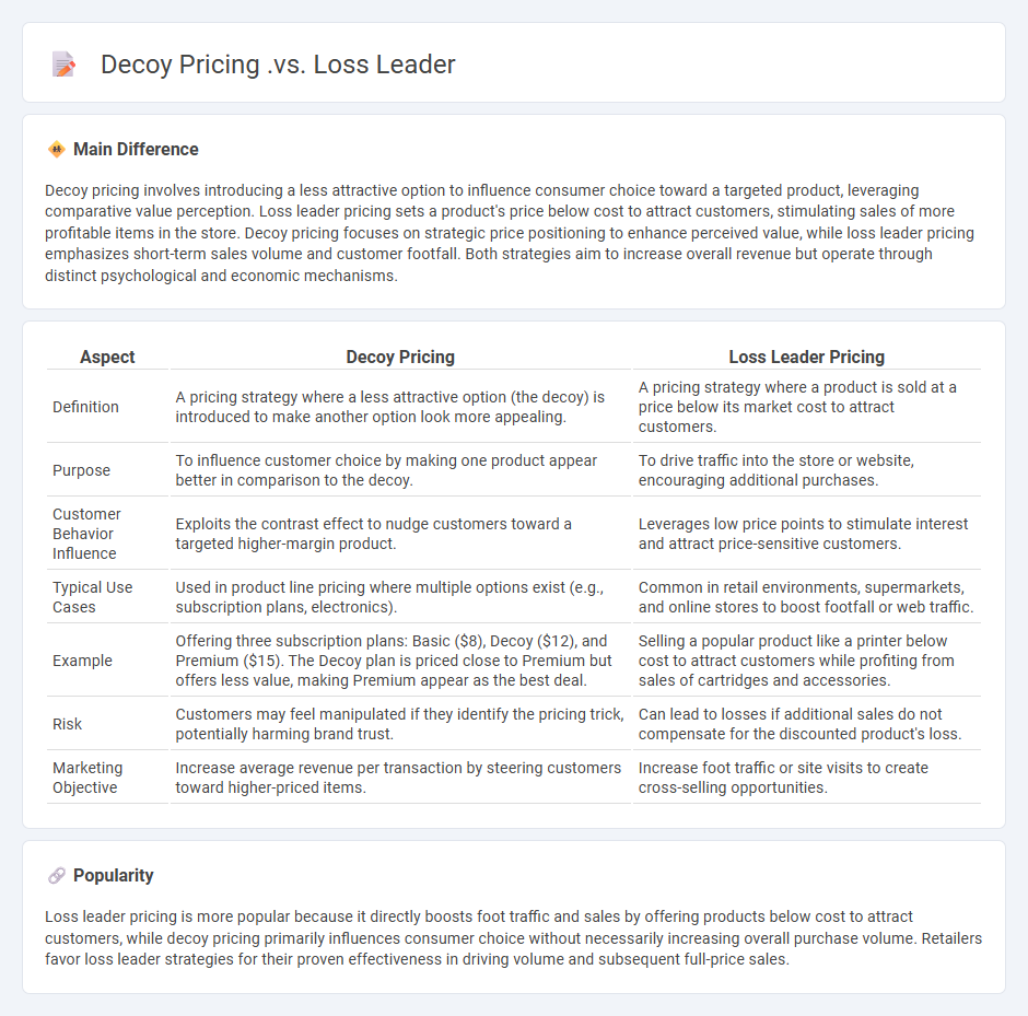 Decoy Pricing vs Loss Leader Marketing - Understanding the Key Differences and Strategic Uses