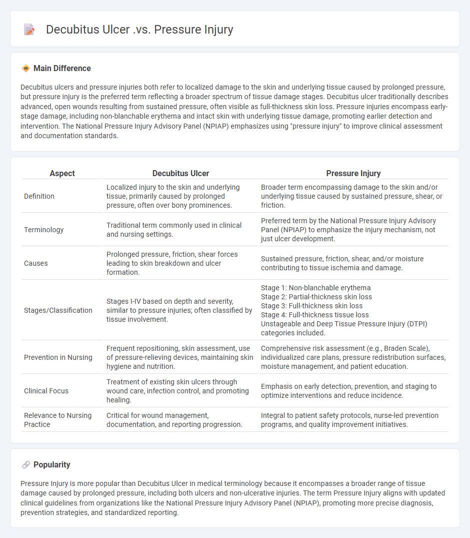 Decubitus Ulcer vs Pressure Injury in Nursing - Understanding the Differences and Best Care Practices