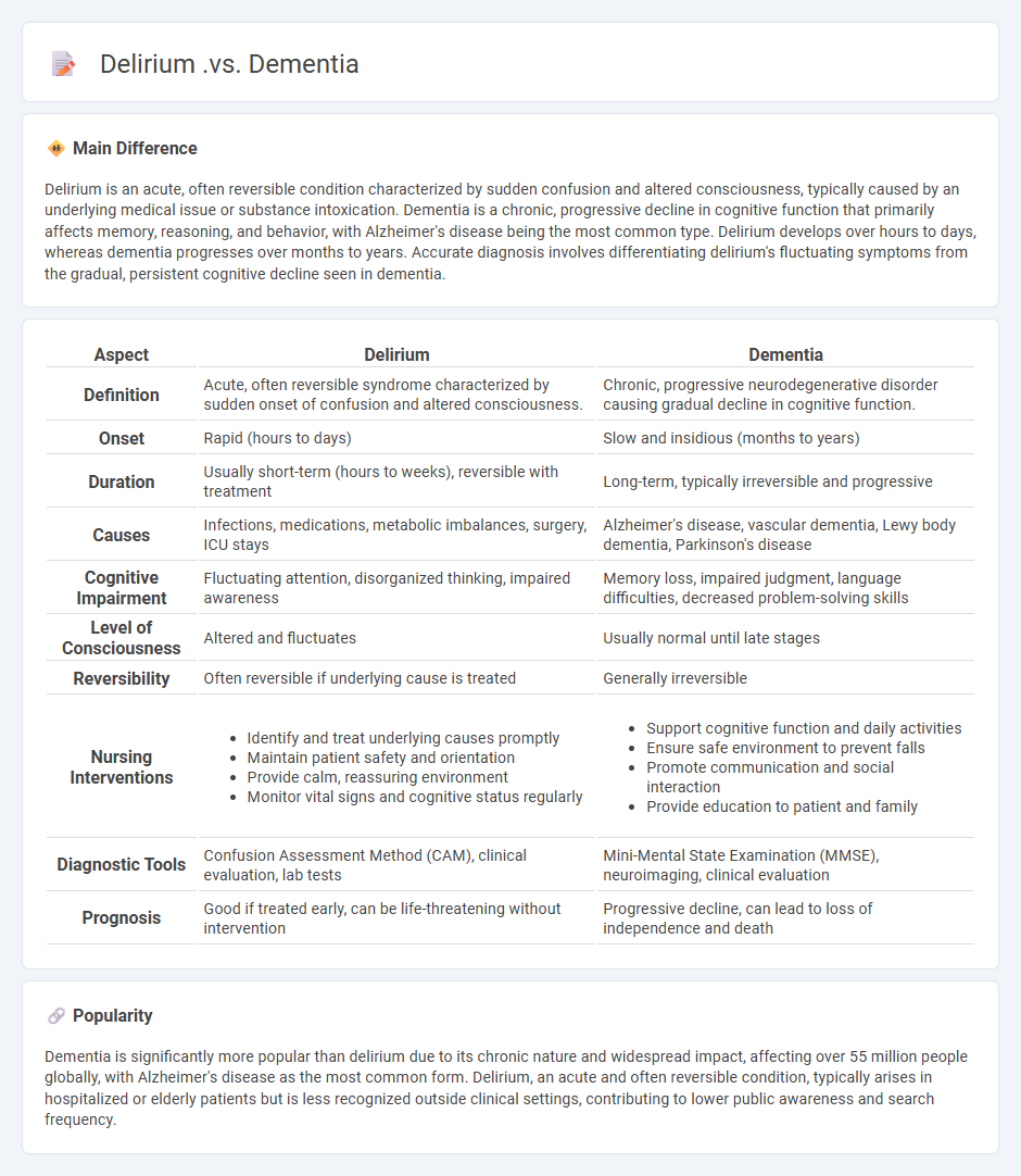 The Difference Between Delirium vs Dementia in Nursing Care - Key Approaches and Considerations