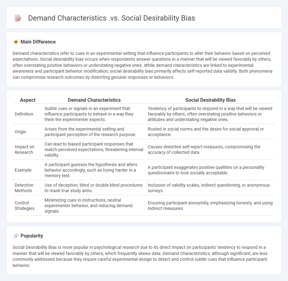 Demand Characteristics vs Social Desirability Bias in Psychology - Understanding the Key Differences