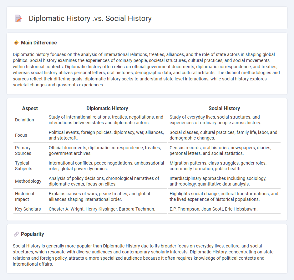 The Difference Between Diplomatic History vs Social History - Why We Need to Shift to Social History
