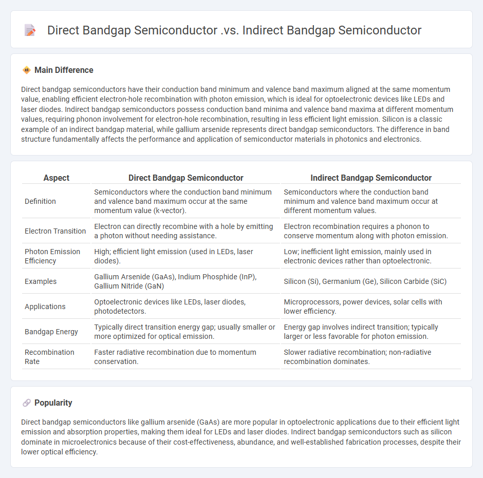 Direct Bandgap Semiconductor vs Indirect Bandgap Semiconductor - Key Differences and Engineering Implications