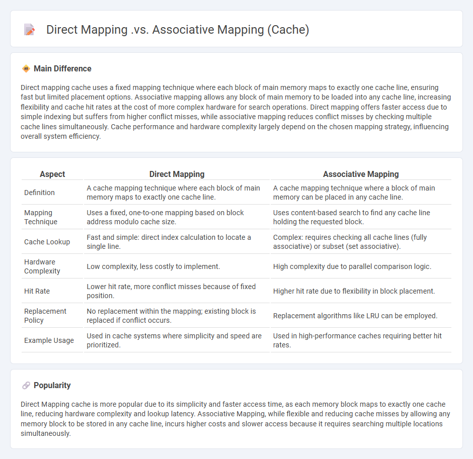 Direct Mapping vs Associative Mapping in Cache Memory - Understanding the Key Differences