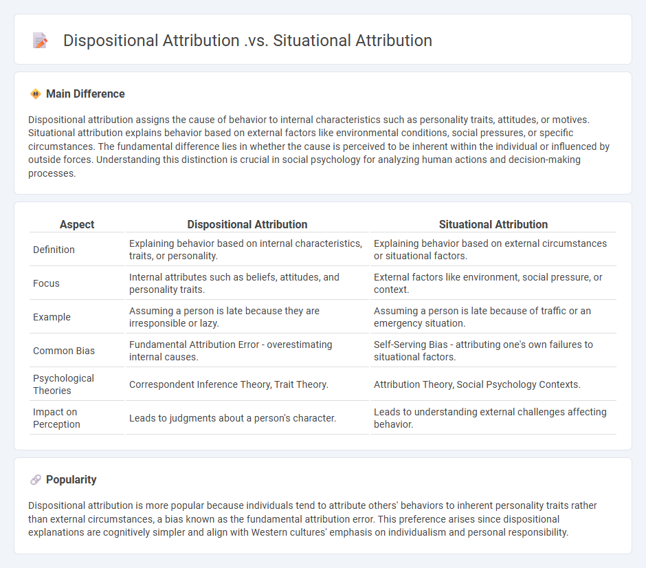 Dispositional Attribution vs Situational Attribution in Psychology - Understanding the Key Differences