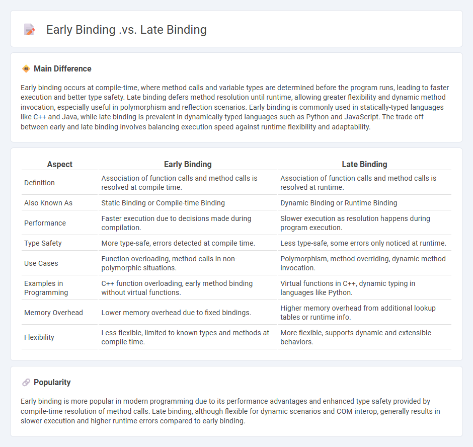 Early Binding vs Late Binding in Computer Programming - Key Differences and Use Cases