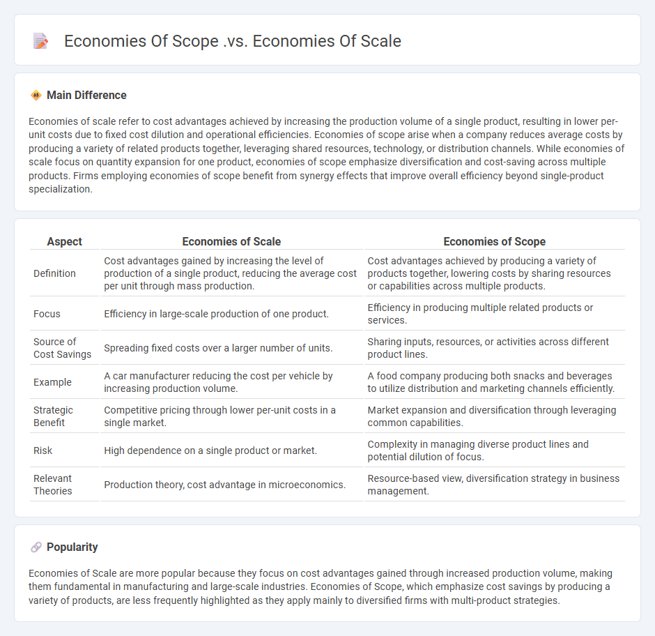 The Difference Between Economies of Scope vs Economies of Scale in Business Operations