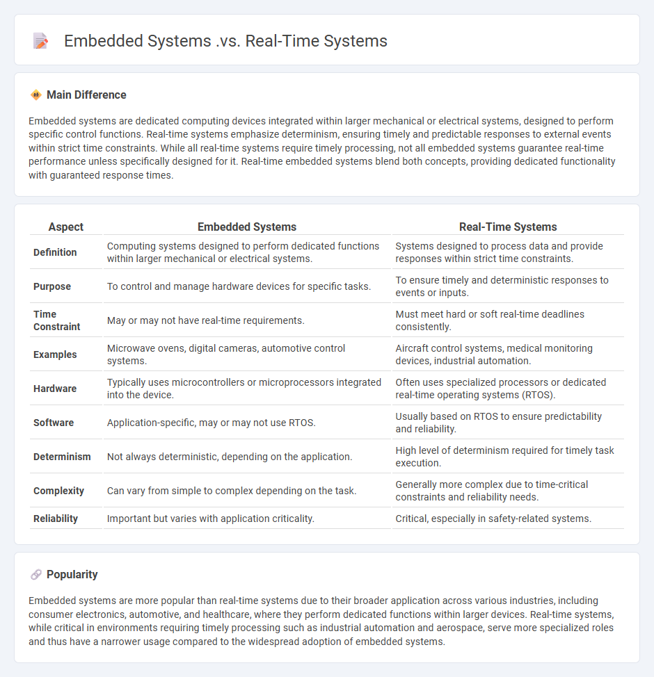 Embedded Systems vs Real-Time Systems Engineering - Key Differences and Applications