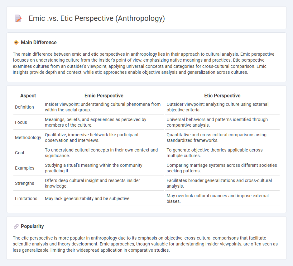 The Difference Between Emic and Etic Perspectives in Anthropology - Understanding Insider vs Outsider Approaches