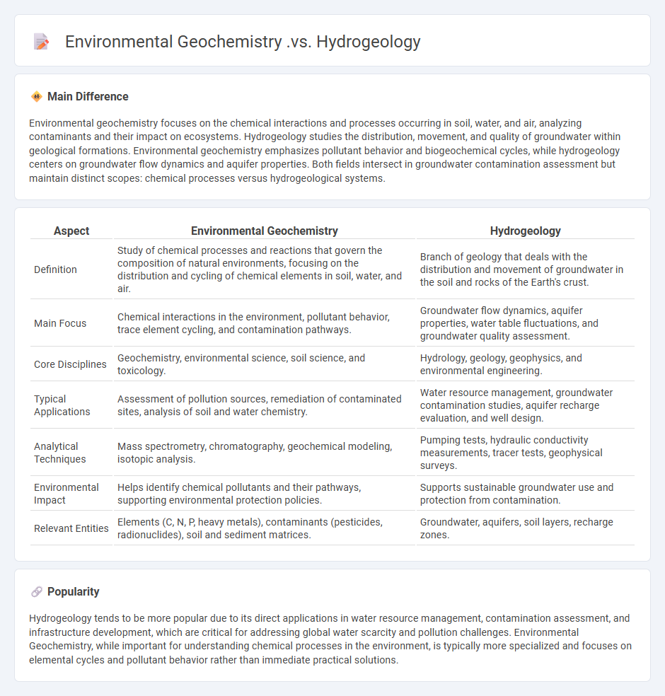 The Difference Between Environmental Geochemistry vs Hydrogeology - Understanding Their Unique Roles in Earth Science