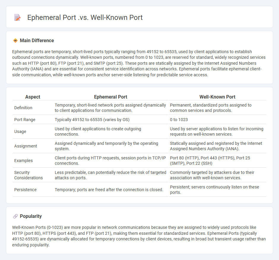 Ephemeral Ports vs Well-Known Ports in Computer Networking - Understanding Their Key Differences