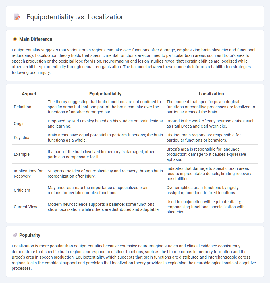 Equipotentiality vs Localization in Psychology - Understanding How the Brain Organizes Function