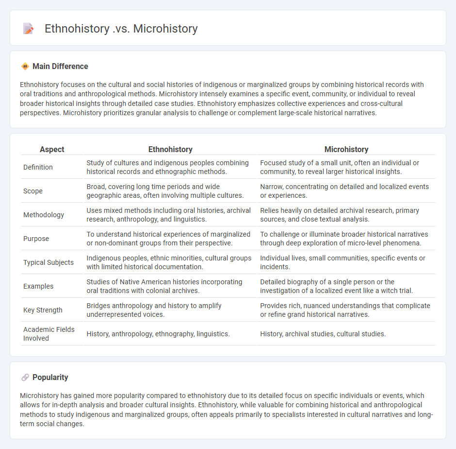 Ethnohistory vs Microhistory - Understanding the Key Differences in Historical Research